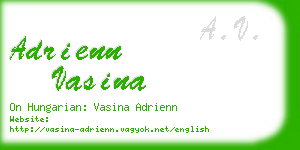 adrienn vasina business card